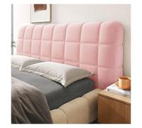 Generico Copri testiera trapuntata, protezione antipolvere, tessuto elastico, facile da lavare e universale for la decorazione del letto, migliora lo stile della casa.(rosa,120cm)