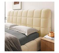 Generico Copri testiera trapuntata, protezione antipolvere, tessuto elastico, facile da lavare e universale for la decorazione del letto, migliora lo stile della casa.(Beige,220cm)