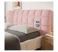 Generico Copri testiera trapuntato ed elasticizzato - Protezione antipolvere for il tessuto, facile da pulire, adatta for rinnovare la camera da letto e for l'arredamento della casa.(rosa,220cm)