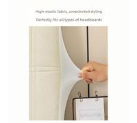 Generico Copri testiera trapuntato ed elasticizzato - Protezione antipolvere for il tessuto, facile da pulire, adatta for rinnovare la camera da letto e for l'arredamento della casa.(Black,190cm)