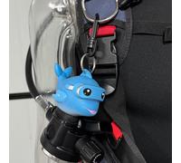 Generico Copriboccaglio Sub, Copriboccaglio per Snorkeling, Custodia Protettiva a Delfino Cartoon Antipolvere con Clip Luminescente per Sport Acquatici Unisex