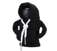 Generico Copricambio per Auto Accessori per Rolls-Royce La Rose Noire Droptail 2024- Design Cappuccio Divertente, Antigraffio e Confortevole(Nero)