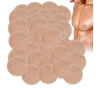 Generico Copricapezzoli da Uomo - per Il Torace da Uomo, Invisibili per la Pelle, Adesivi Impermeabili Anti-Sudore, adesive Anti-attrito | Comodo Set di Toppe per Esercizi di a