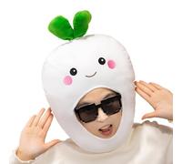 Generico Copricapo A Frutta | Copricapo Cosplay Bianco - Cosplay | per Carnevale Festività Compleanni Feste e Celebrazioni Donne Ragazze