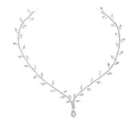 Generico copricapo da sposa strass centrotavola arredamento Fascia per spose hair charms hair jewelry party copricapo della sposa copricapo per le donne imitazione trapano Silver