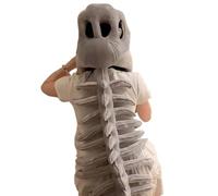 Generico Copricapo Di Ossa Di Dinosauro - Copricapo Di Scheletro Da 30 Cm Decorazione Per Costume Cosplay | Con Teschi Fossili Per Halloween, Carnevale, Ballo In Maschera, Feste, Fotografia, Bambini,
