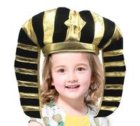 Generico Copricapo Egiziano,Costume Egiziano Uomo - Copricapo Cosplay per Adulti Studenti Bambini Accessorio Halloween Festival Eventi