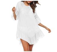 Generico Copricostume Donna Mare, Gonna da Spiaggia Sexy Senza Spalline con Cuciture A Mano E Senza Schienale con Bordo Europeo E Abbigliamento da Donna