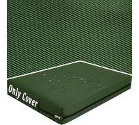 Generico Copridivano Antiscivolo - Fodere Cuscini Impermeabili per Divano | Esterno Giardino, Pallet, Panchina, Camper - Copriseduta con Cerniera, UV,(Dark Green,18x18x6 in)