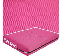 Generico Copridivano Antiscivolo - Fodere Cuscini Impermeabili per Divano | Esterno Giardino, Pallet, Panchina, Camper - Copriseduta con Cerniera, UV,(Pink,20x20x4 in)
