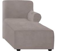 Generico Copridivano in Velluto Elasticizzato, Protezione per Braccioli A L, Fondo Elastico Alto, Decorazione per La Casa, Tessuto in Velluto Lavabile in Lavatrice (B Right Armrest)