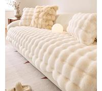 Generico Copridivano In Velluto Spesso E Morbido,Copri Divano Per Cane Gatti Antiscivolo, Copridivano A Forma Di U/L A 1234 Posti, Per Soggiorno, Cuscino(Stmle2,70x150cm)