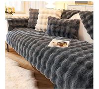 Generico Copridivano Morbido E Soffice, Tutto Compreso,Copridivano Morbido per 1/2/3/4 Posti,Coperta per Divano a L,Caldo Copridivano Invernale, Lavabile,Reversibile,Universale,Nero,180x400cm