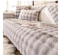 Generico Copridivano Morbido per Divani Angolari,Protezione Universale Antiscivolo per Divano,Copridivano Lavabile Super Morbido E Caldo,per Divani Componibili a L/U,1/2/3/4 Posti,Cyan,90 * 180cm