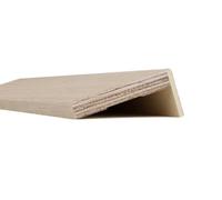 Generico Coprifilo Noce Tanganika Piatta con Aletta Impiallacciata mm 70 x 10 x 2250-3000 - Dimensione Disponibile: mm 70 x 10 x 3000