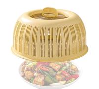 Genérico Copripiatti per alimenti, ventilato 2 in 1 per piatti e alimenti, cestello scolapiatti per frutta, per cucina, sala da pranzo, tavolo, piano di lavoro, avanzi, frutta, preparazione dei pasti