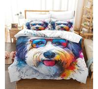 Generico Copripiumino Matrimoniale 260x240 Lucherino Di Pino Copripiumino una Piazza e Mezza Animale Copripiumino Matrimoniale con Cerniera e 2 Federe 50x75 cm y3240