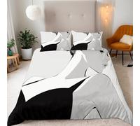 Generico Copripiumino Singolo Anime Ragazza 135x200 cm + 2 Federe 50x80 cm Set Copripiumino Anime Arte 3D Stampa Microfibra Comfort Lavabile In Lavatrice Cerniera Invisibile Lacci a Quattro Angoli