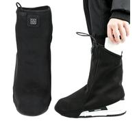 Generico Copriscarpe Ciclismo Riscaldati a 3 Livelli Antivento Paracaviglie | Sovrascarpe Bici per Moto Inverno Outdoor Freddo Uomo Donna