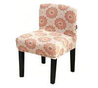 Generico Coprisedie Senza Braccioli Piccolo, Coprisedie Elastiche per Sedie da Pranzo, Copripoltrona Lavabile Protezione per Soggiorno Camera Hotel(Red,Pattern A)