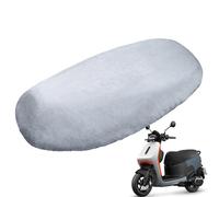 Generico Coprisedile per moto, Coprisedile imbottito in peluche | Cuscino caldo e traspirante - per ATV Ciclomotori Avventure per lavori all'aperto con freddo sulla neve
