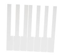 Generico Copritasti Per Pianoforte Verticale 52 Pezzi in Acrilico Bianco Sostituzione Tasti Facile Da Installare Per Pianoforti Tasti Di 5,2 Cm Accessori Per Riparazione Pianoforte