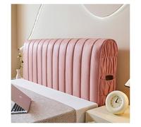 Generico Copritestata for letto ispessita di alta qualità, doppia faccia, for un arredamento migliore della camera da letto, protezione del tessuto lavabile, comfort migliorato(rosa,190cm)