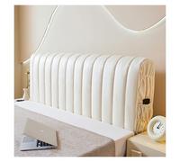 Generico Copritestata for letto ispessita di alta qualità, doppia faccia, for un arredamento migliore della camera da letto, protezione del tessuto lavabile, comfort migliorato(White,190cm)