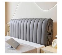 Generico Copritestata for letto ispessita di alta qualità, doppia faccia, for un arredamento migliore della camera da letto, protezione del tessuto lavabile, comfort migliorato(Gray,220cm)