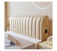 Generico Copritestata for letto ispessita di alta qualità, doppia faccia, for un arredamento migliore della camera da letto, protezione del tessuto lavabile, comfort migliorato(Beige,120cm)