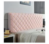 Generico Copritestata In Velluto Lavabile Di Alta Qualità, Copriletto Antipolvere Con Design Elasticizzato For Arredamento Camera Da Letto Matrimoniale E King Size.(rosa,160cm)