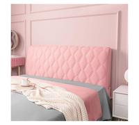 Generico Copritestata trapuntata in velluto - Copriletto antipolvere, tessuto elasticizzato universale, lavabile in lavatrice, adatto for casa e appartamento, rinnovato(rosa,210cm)