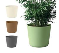 Generico Coprivasi per Piante da Interno, 4 Colori Moderni, Plastica Resistente, Coprivaso Decorativo per Casa e Ufficio (Antracite, 25cm)
