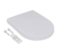 Generico Copriwater a Chiusura Rallentata 2 pz Plastica Bianco,Bianco,3.3kg,275928