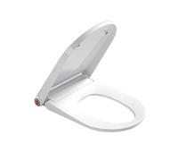 Generico Copriwater Elettrico Intelligente for Bidet, Temperatura Regolabile, Luce Notturna, Coperchio a Chiusura lenta Allungato(AU)