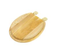 Generico Copriwater in Legno massello Copriwater Universale in Legno Copriwater Spesso a Forma di V a Forma di O Grande U Accessori for Il Bagno(Ordinary toon Wood,O Type)