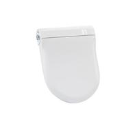 Generico Copriwater Intelligente con ribaltamento Automatico, Bidet Universale Multifunzione Riscaldamento a Temperatura costante(Black V Auto Open,US Plug)