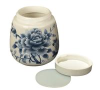Generico Coquetier en Céramique - 220ml avec Couvercle | Décoration de Table Élégante - pour Usage Domestique Dortoir Hôtel Restaurant Appartement Bureau - Pratique Durable Esthétique
