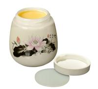Generico Coquetier en Céramique - 220ml avec Couvercle | Décoration de Table Élégante - pour Usage Domestique Dortoir Hôtel Restaurant Appartement Bureau - Pratique Durable Esthétique