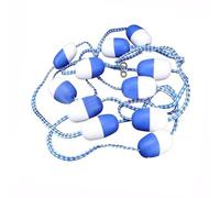 Generico Corda di Sicurezza for Piscina Regolabile con Galleggianti, Boa Divisoria Preassemblata da 3, A 59 Piedi, Divisore Galleggiante for visibilità Efficace, Blu E Bianco(6m/19.6ft)