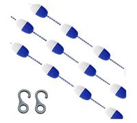 Generico Corda di Sicurezza per Piscina ad Alta galleggiabilità, Corda Intrecciata in Nylon Resistente all'Acqua da 95 m, Boa di visibilità per la Divisione delle corsie, Corda di Sicurezza Durevole