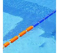 Generico Corda divisoria di Sicurezza per Piscina con 2 Ganci in Acciaio Inossidabile e 5 Boe galleggianti, Linea di galleggiamento da 3 m/9,8 Piedi per Una Maggiore visibilità e separazione delle co