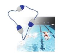 Generico Corda divisoria Galleggiante per Piscina con 2 Boe | Segmenti da 100 cm per la Sicurezza | Ideale per parchi Acquatici e spiagge Poco Profonde | Lunghezza Totale 1800 cm, Resistente e Facile