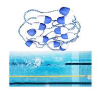 Generico Corda Sicurezza Piscina Regolabile con Boe galleggianti, Kit galleggianti corsie Piscina, Adatto for sorgenti termali Parco Acquatico sulla Spiaggia(3 Meter)