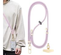 Genérico Cordino del telefono cellulare: cinturino a corpo incrociato regolabile, comodo supporto anti-goccia | Imbracatura mobile sicura con fibbia rimovibile per uomo per uomo, cordino per telefoni