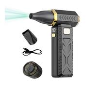 Generico Cordless Air Blower - Electric Cleaning Fan, Portable Rechargeable Air Compressor, Adjustable Wind Dust Cleaner, Lightweight Handheld Dryer | With Computer Laptop Keyboard Camera Vehicle D