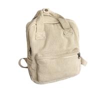 Generico Corduroy Laptop Backpack with Travel Daypack Handle, Casual Day Trip Backpack,Aesthetic Small Backpacks Purse, Large Capacity Laptops Bag for High School College and Trips, Girls