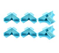 Generico Corner Divider Assembly - Corner Guides for Chipboard Boxes, Box Edge Guides, 6PCs Stable Guide, Right Angle Clamp Tool for Positioning Craft Gluing Bookbinding Papers Card Making Chipboard