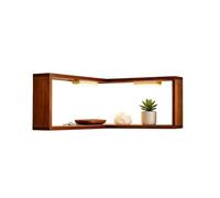 Generico Corner Shelf - Wooden Corner Shelf Floating For Living Room