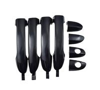 Generico Cornice della maniglia della porta 4 pezzi per Kia Spectra Cerato 2.0L 2004-2009 maniglia esterna sinistra destra nera per portiera auto sostituire